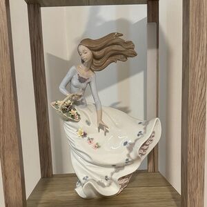 Lladro Petals of The Wind Woman